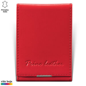 ETUI ZA KARTICE 9 Crveni kožni novčanik kompanije Princ Leather