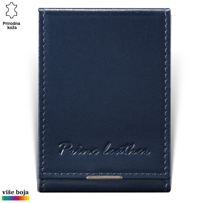 307teget (1) Princ Leather tamnoplavi kožni novčanik sa ugraviranim logotipom