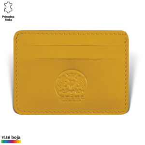 Etui za kartice u kog staju 4 kartice, zute boje