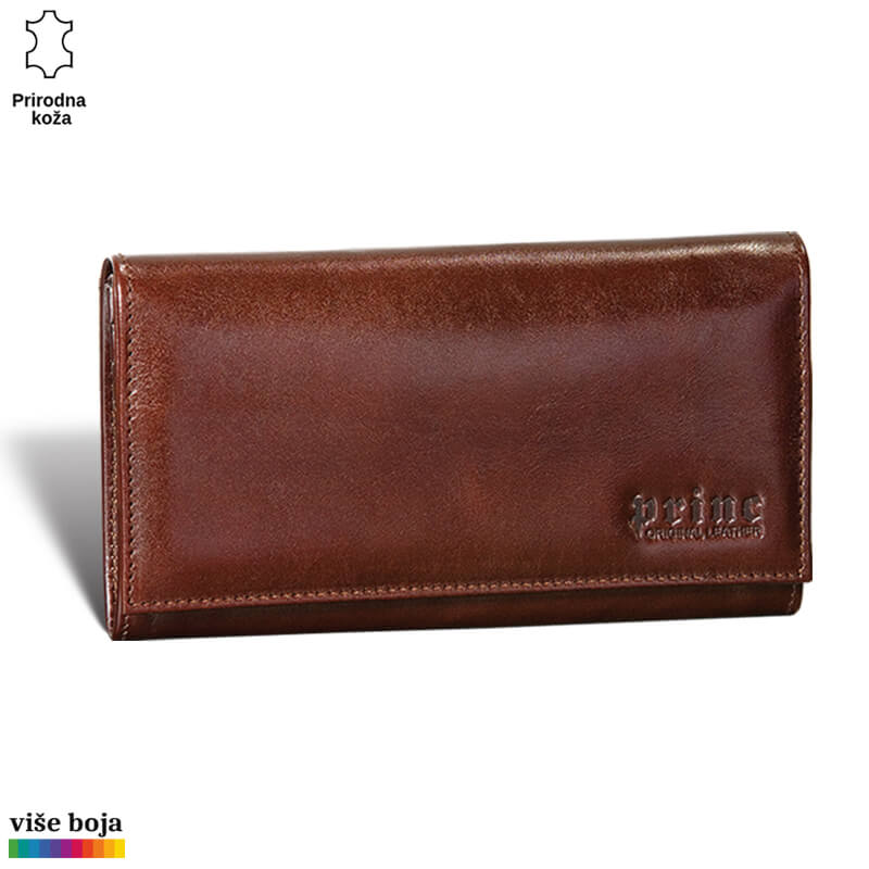 326braon Braon kožni novčanik Princ Leather