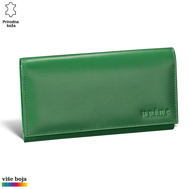 326zelena Zeleni kožni novčanik Princ Leather.