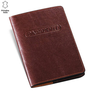 FUTROLA ZA PASOŠ SA PREGRADOM 3 Braon futrola za pasos