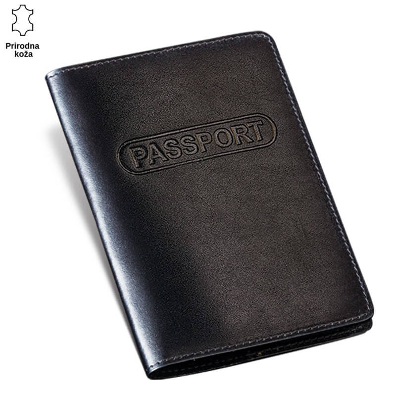 342crna Futrola za pasos crne boje kozna