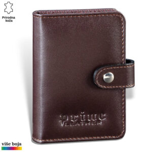 ETUI HARMONIKA 4 Kožni novčanik braon boje