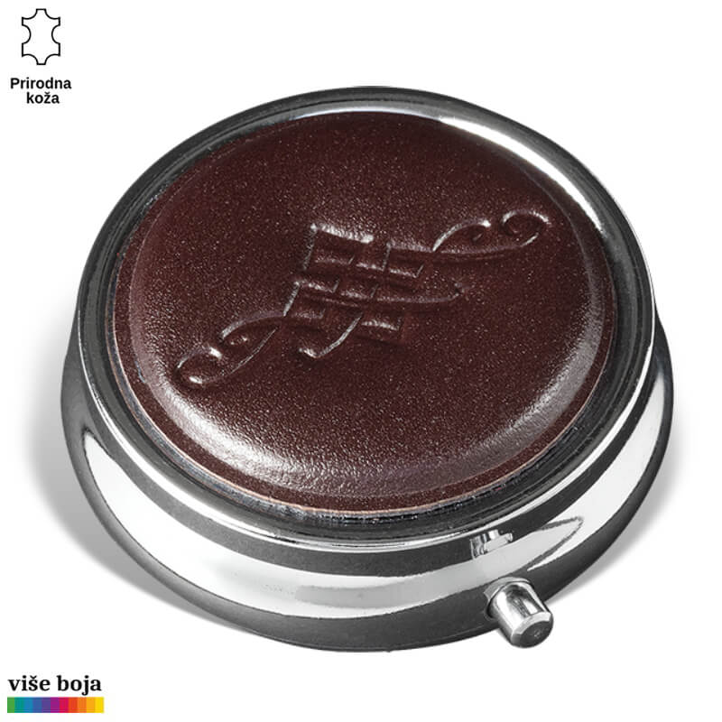 355braon Princ Leather smeđa kožna cipela na metalnoj bazi.