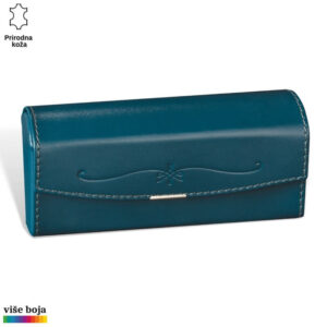 FUTROLA ZA NAOČARE TVRDA 9 Kožna futrola za naočare u teget boji