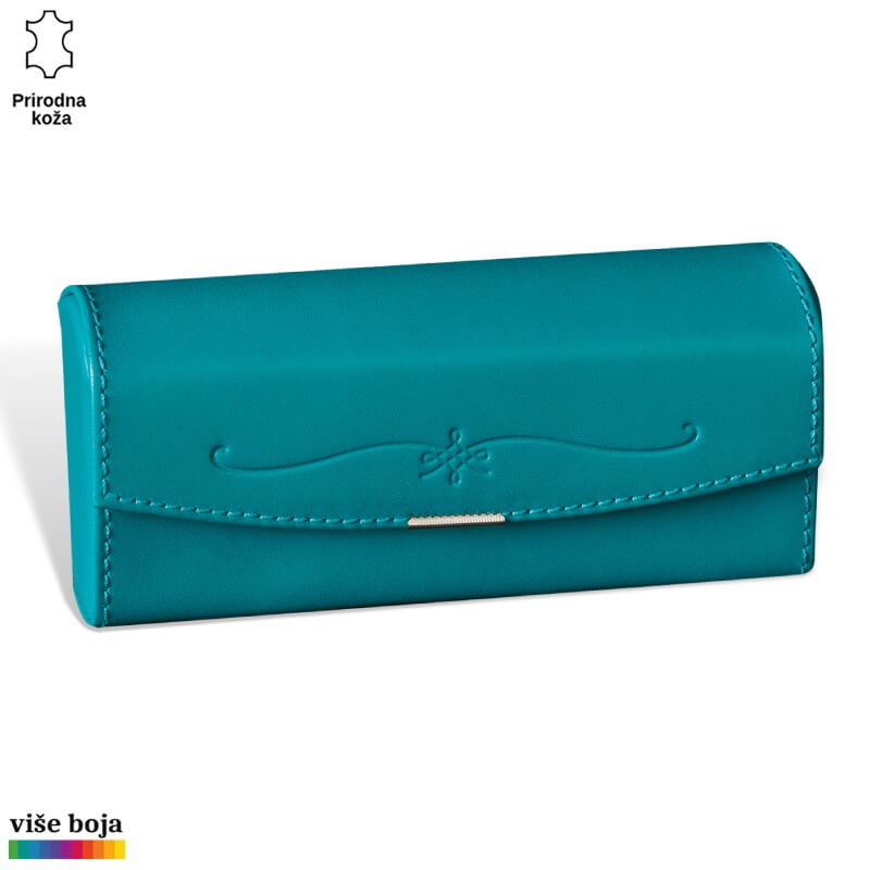 370tirkiz Turkizna futrola od prirodne kože