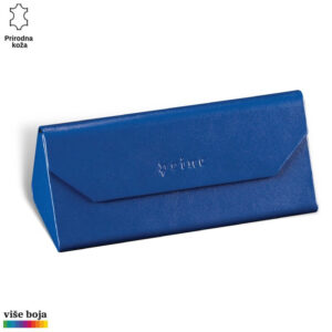 Plava kožna futrola za naočare brenda Princ Leather.