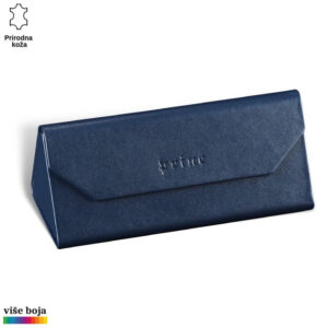 SKLOPIVA FUTROLA ZA NAOČARE 13 Kožna torbica Princ Leather u tamnoplavoj boji