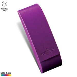 Ljubičasti kožni držač kartica