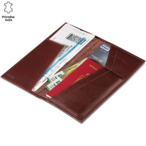 FUTROLA ZA AVIO KARTE I PASOŠ 2 375BRAON2