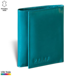 Tirkizni kožni novčanik Princ Leather