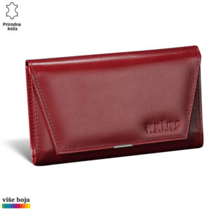 Crveni kožni novčanik Princ Leather visoke završne izrade
