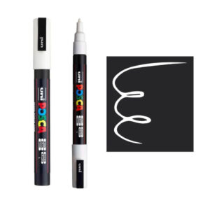 Marker brenda Posca sa belim vrhom i crnom osnovom