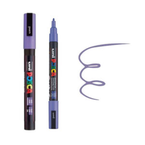 Ljubičasti Posca marker sa poklopcem