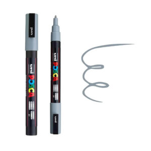 Permanentni marker Posca sa zatvorenim i otvorenim poklopcem