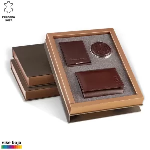 Poklon set Princ Leather koji sadrži kožni novčanik