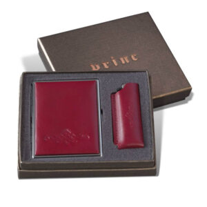 Crveni kožni set Princ Leather u elegantnoj kutiji