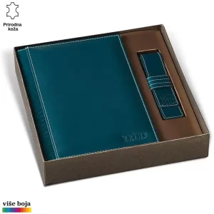 Kožni set u plavoj boji