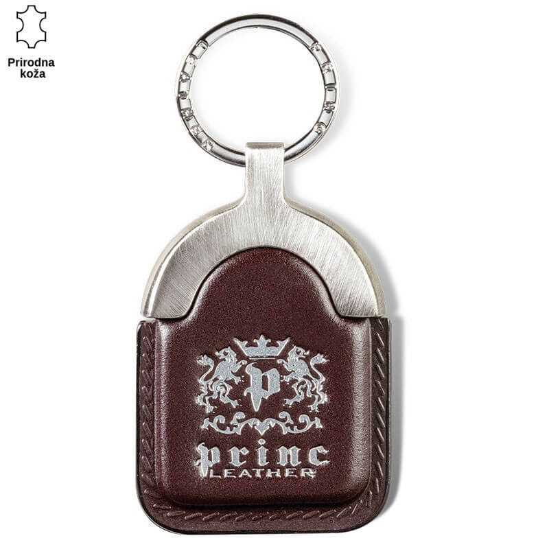 901-copy Kožni privesak sa metalnim držačem i logom Princ Leather.