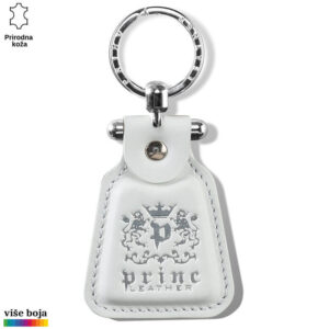 Privestan kožni privesak Princ Leather sa stilizovanim grbom i logotipom