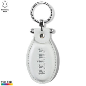 Beli kožni privezak za ključeve sa utisnutim logom Princ Leather