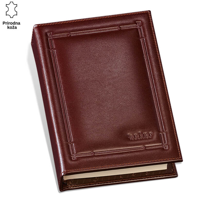 940a Kožna sveska u braon boji