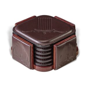 Podmetaci za case, cetvrtastog oblika, braon boje