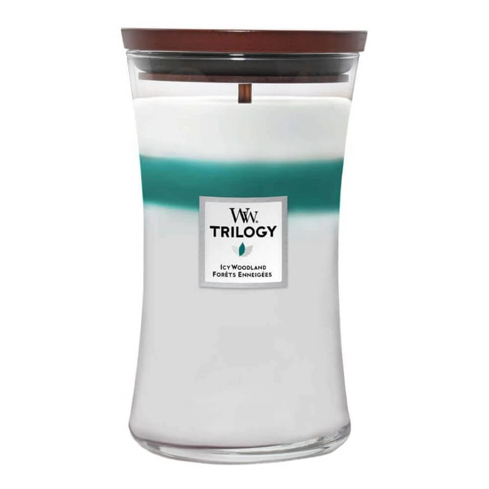 LARGE-ICY-WOODLAND Woodwick sveća