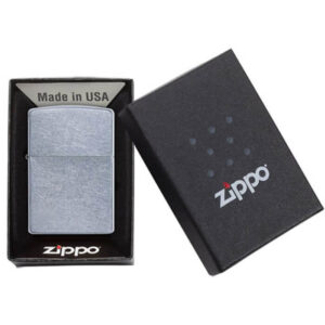 Zippo upaljač sivi u poklon kutiji