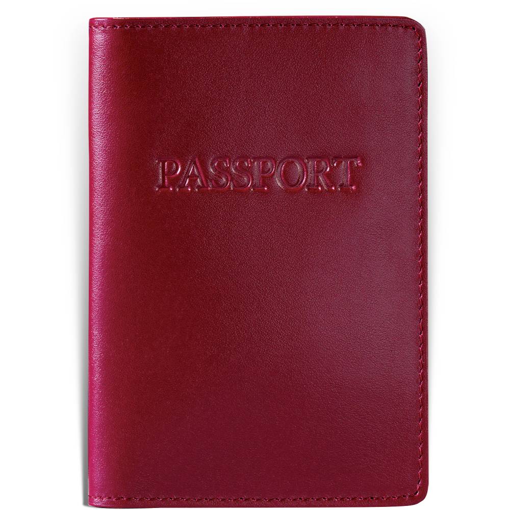 bordopasos Crveni kožni omot za pasoš brenda Princ Leather.