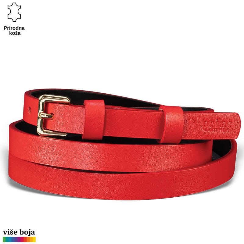 p218-7-copy Crveni kožni kaiš sa zlatnom kopčom