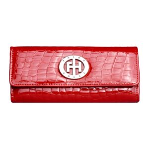 Falco kozni zenski novcanik 1555 crvene boje sa zmijskim printom