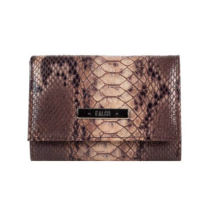 Falco ženski kožni novčanik braon zmisjki print