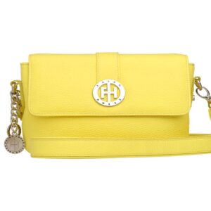 Kozna zenska torba falco 4078 zute boje