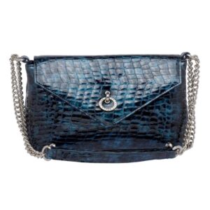 Zenska kozna torba falco 4065 plave boje