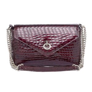 Zenska kozna torba falco 4065 svetlo ljubicaste boje