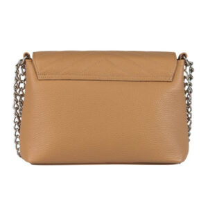 Zenska kozna torba falco 4065 krem boje otpozadi