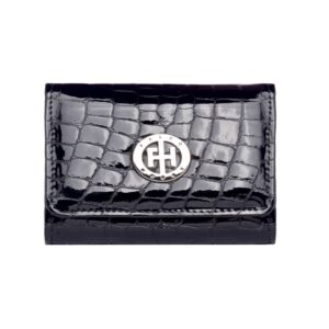 Falco novcanik zenski kozni 1554 crni sa zmijskim printom