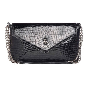 Ženska kozna torba falco 4064 crne boje