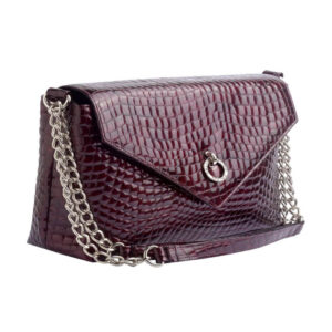 Ženska kozna torba falco 4064 bordo