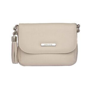 Falco house kozna zenska torbica bež boje