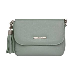 Falco house kozna zenska torbica svetlo zelene boje