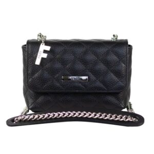 Falco house zenska kozna torba crne boje