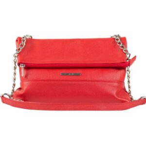 Falco house zenska kozna torba crvene boje