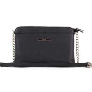 Kozna zenska torba falco house crne boje