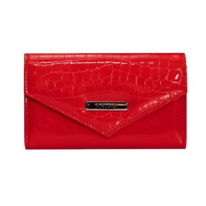 Zenski kozni novcanik falco house crvene lak boje