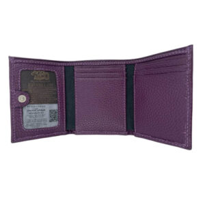 Ivkovic eu zenski kozni novcanik ljubicaste boje otvoren