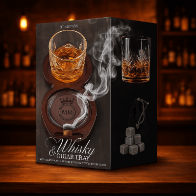 WHISKEY & CIGAR POKLON SET