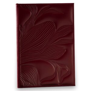 Zenski rokovnik b5. Floral kolekcija sa motivima cveca na rokovniku, bordo boje.
